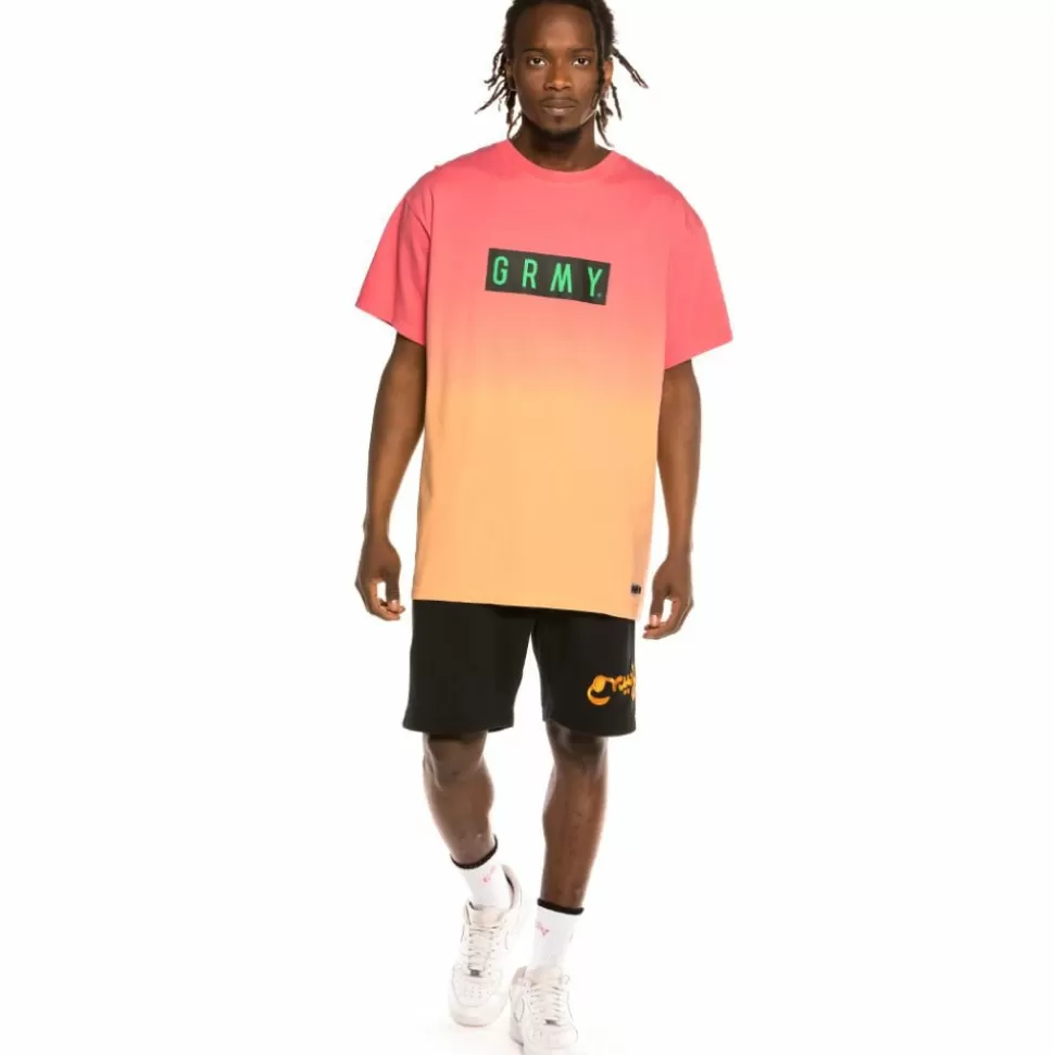 Outfits*Grimey Pack Shorts "Hope Unseen" + Tee "Frenzy" - Black / Pink - Summer 21