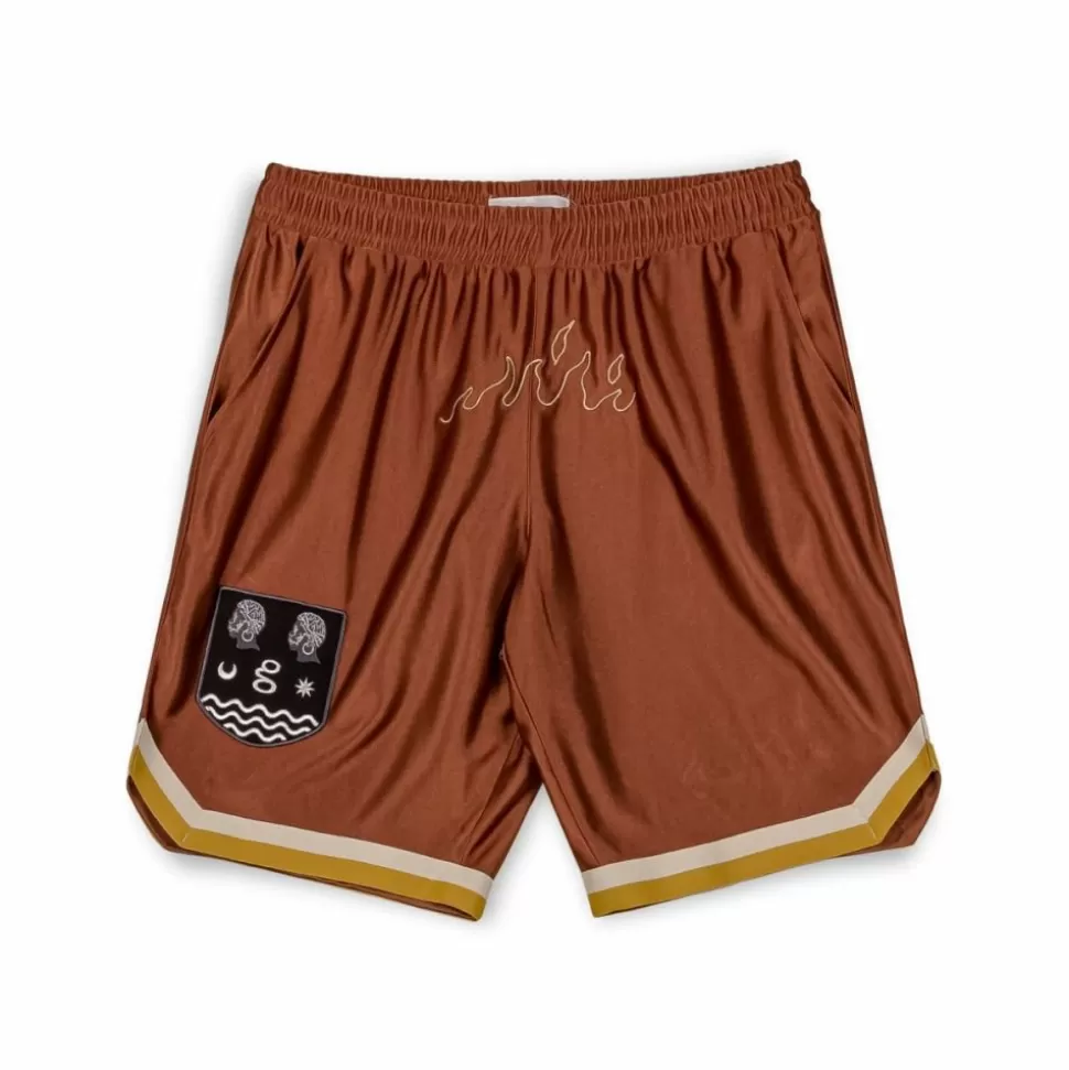 Shorts*Grimey Pantalon Corto Fire Route - Brown - Spring 23