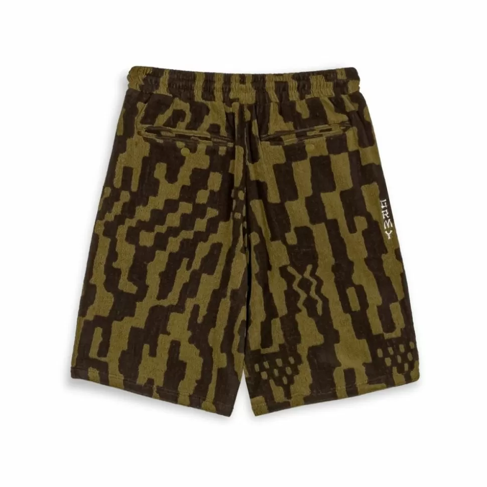 Shorts*Grimey Pantalon Corto Lucky Dragon All Over Jacquard Baggy - Black - Ss24