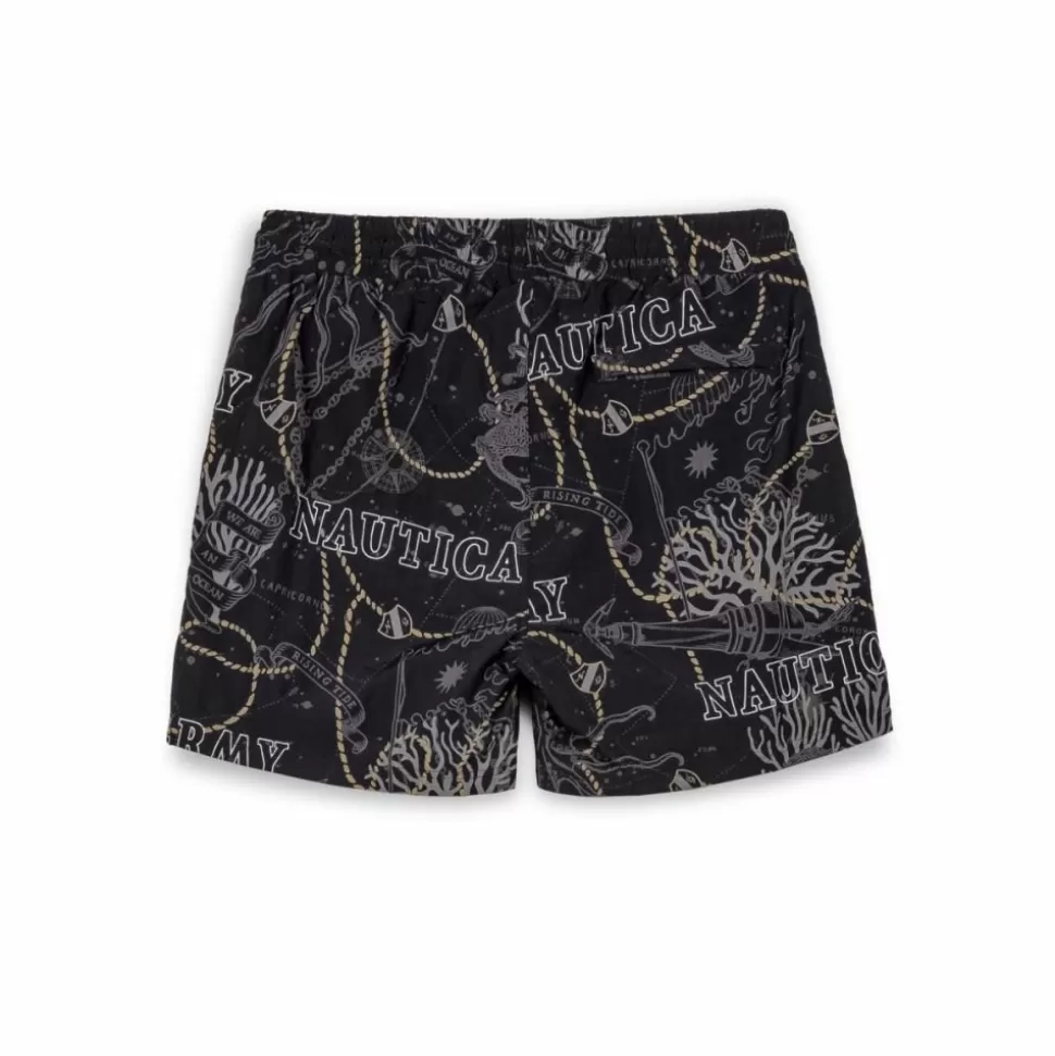 Shorts*Grimey Pantalon Corto Mighty Harmonist Nautica X Grmy - Black - Ss24