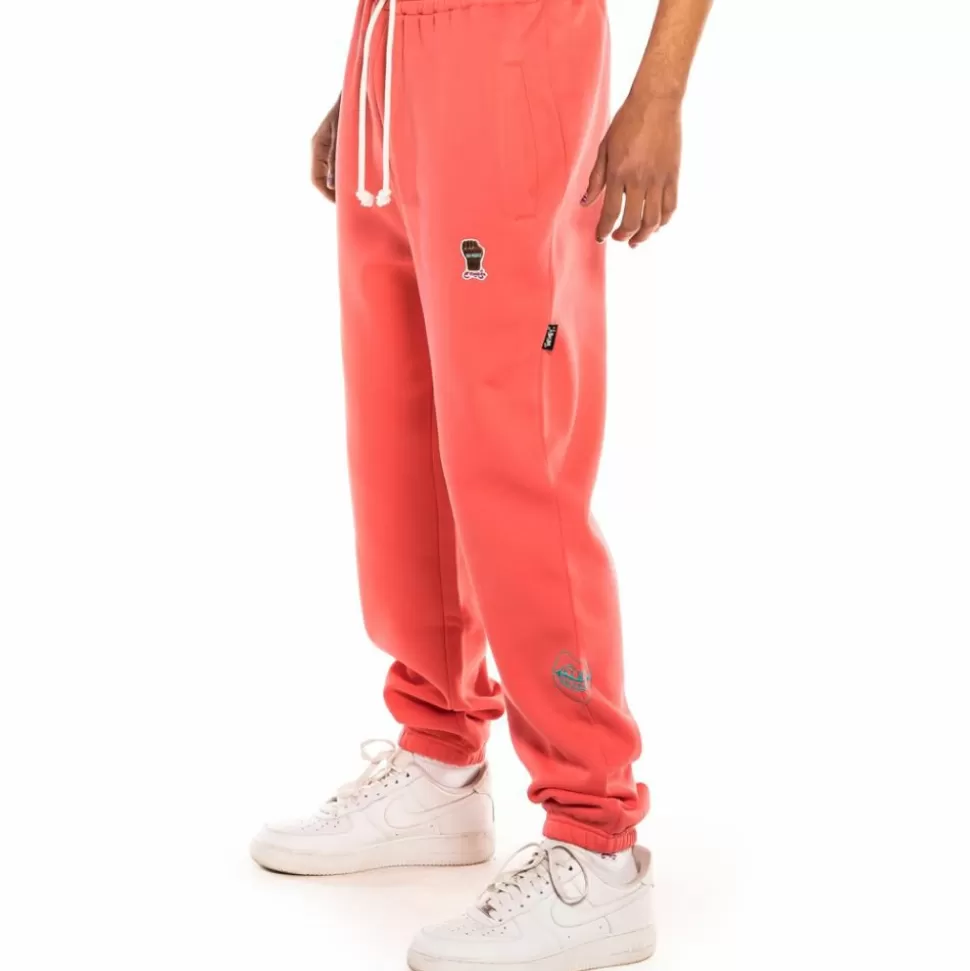 Pants*Grimey Pantalon "Day Dreamer" - Coral - Spring 22