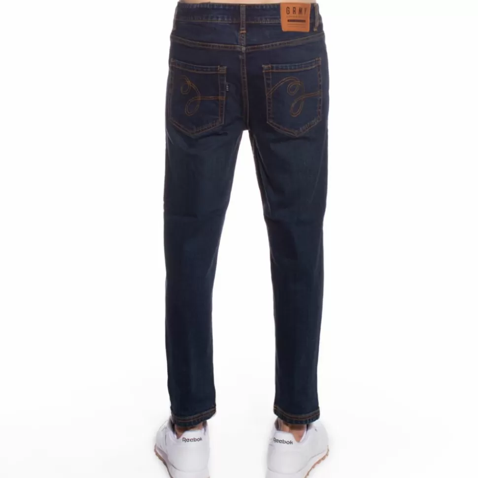Pants*Grimey Pantalon Denim Pant Skinny Jeans Fw17 Indigo Blue