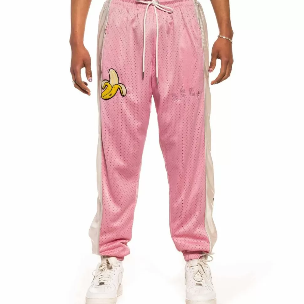 Pants*Grimey Pantalon Jungle Punch Mesh- Pink- Spring 22