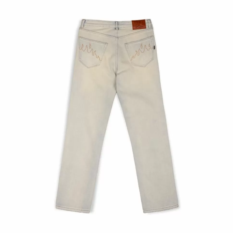 Pants*Grimey Pantalon Snow Fox - Washed Light Blue - Winter L 22