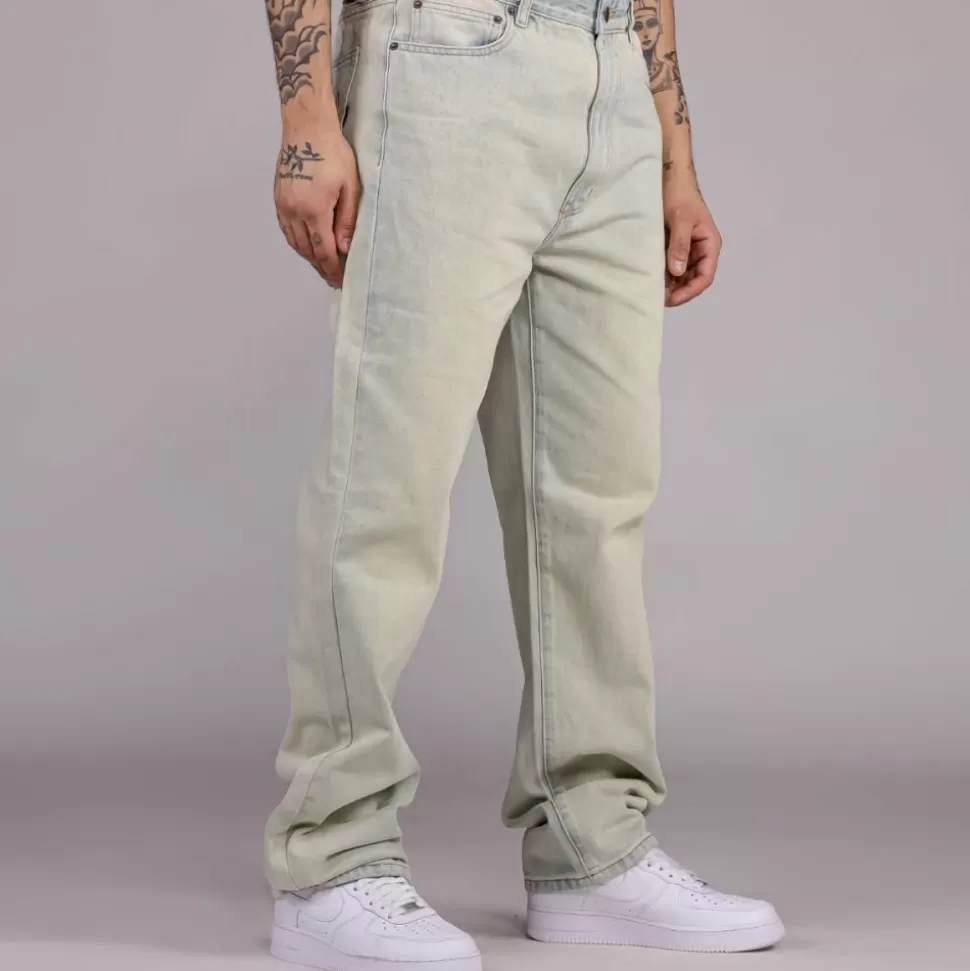 Pants*Grimey Pantalon Snow Fox - Washed Light Blue - Winter L 22