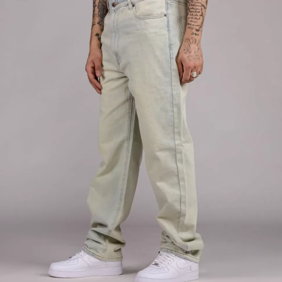 Pants*Grimey Pantalon Snow Fox - Washed Light Blue - Winter L 22