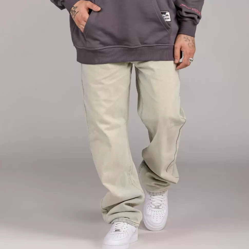 Pants*Grimey Pantalon Snow Fox - Washed Light Blue - Winter L 22