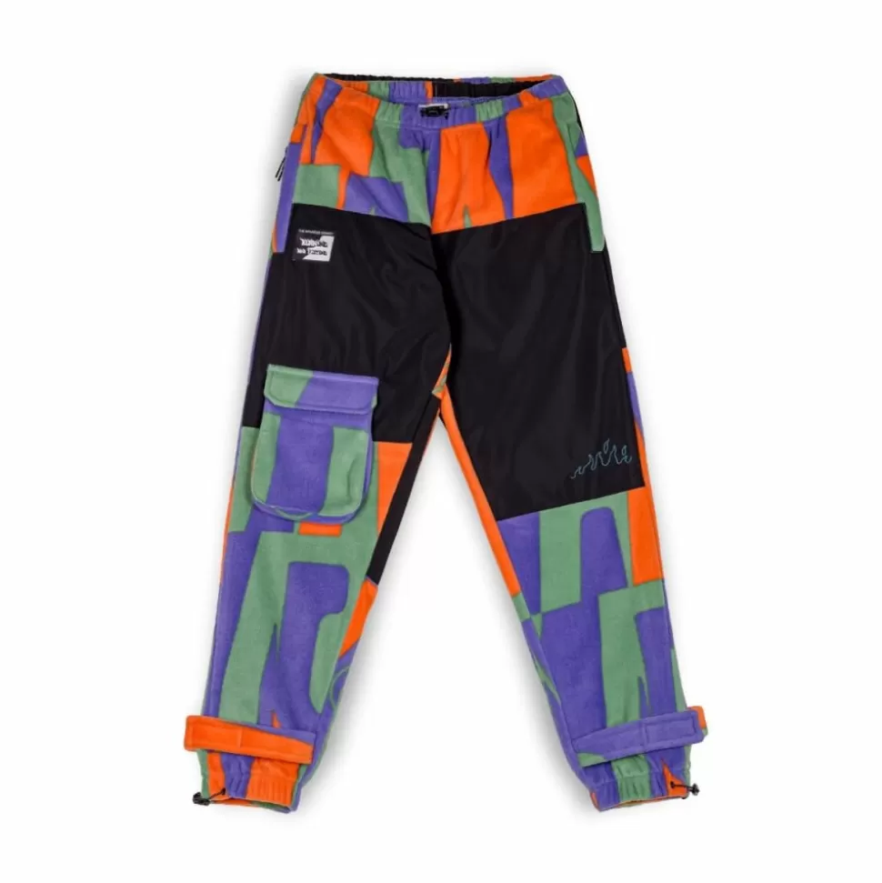 Pants*Grimey Pantalon Snow Fox All Over Print Polar Fleece - Multicolor - Winter L 22