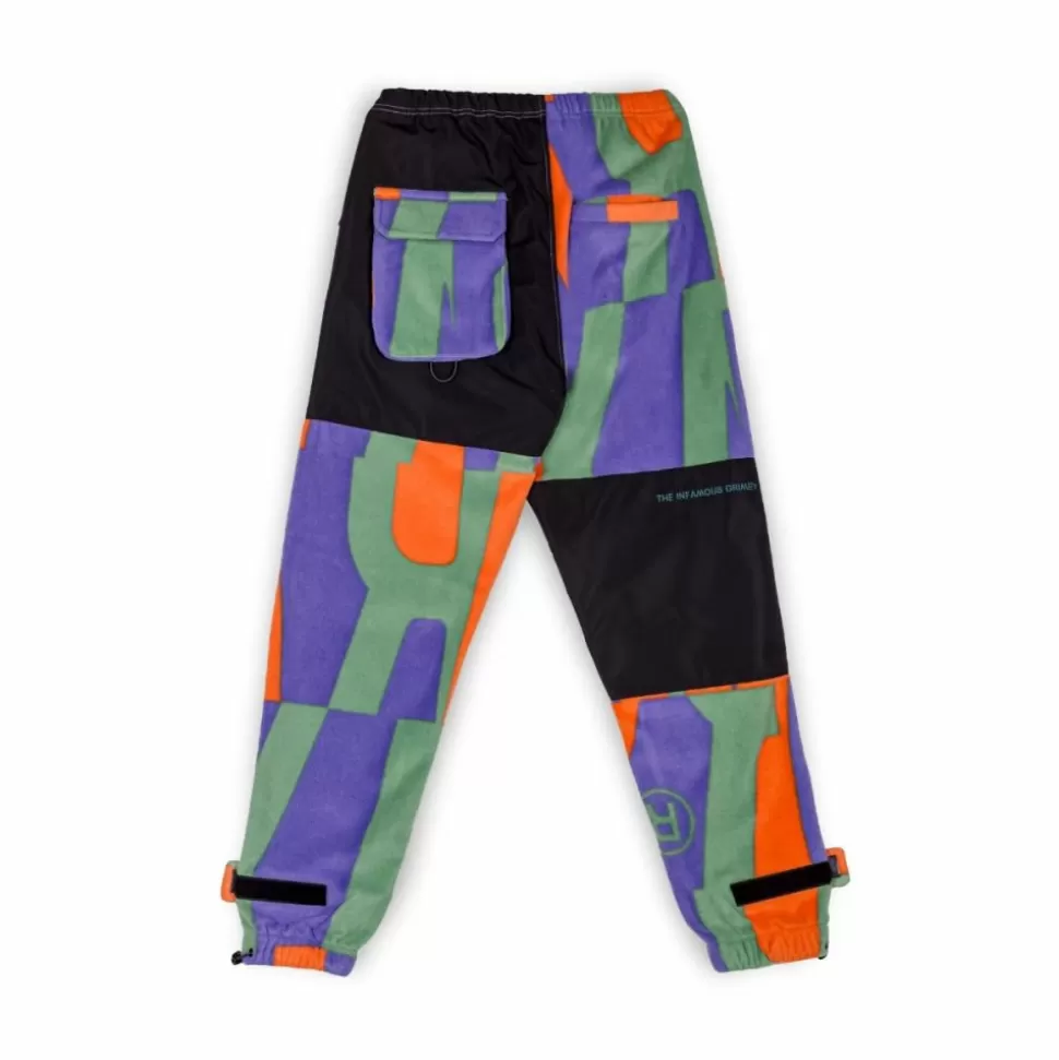 Pants*Grimey Pantalon Snow Fox All Over Print Polar Fleece - Multicolor - Winter L 22
