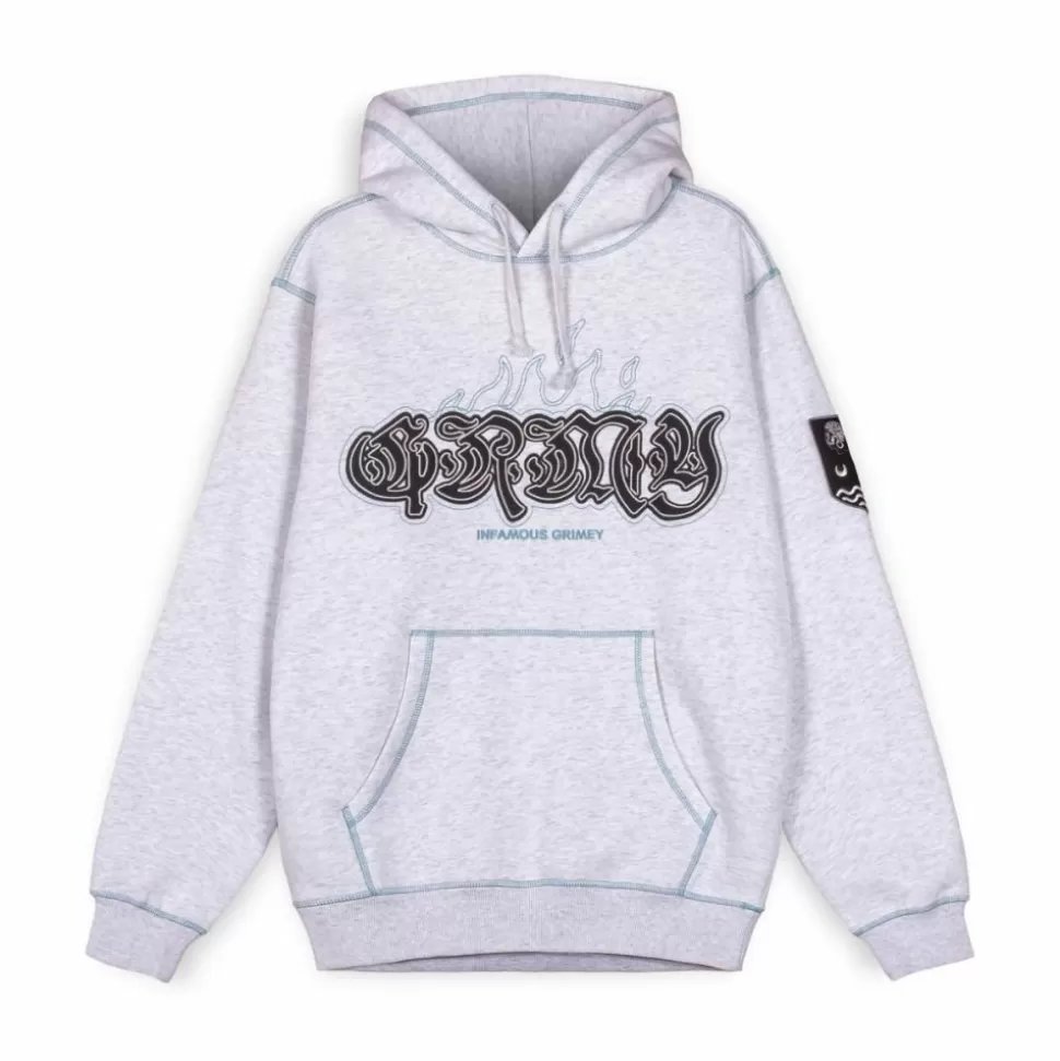 Sweatshirts*Grimey Sudadera Capucha Fire Route Sport Grey - Spring 23