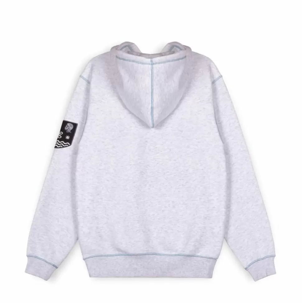 Sweatshirts*Grimey Sudadera Capucha Fire Route Sport Grey - Spring 23