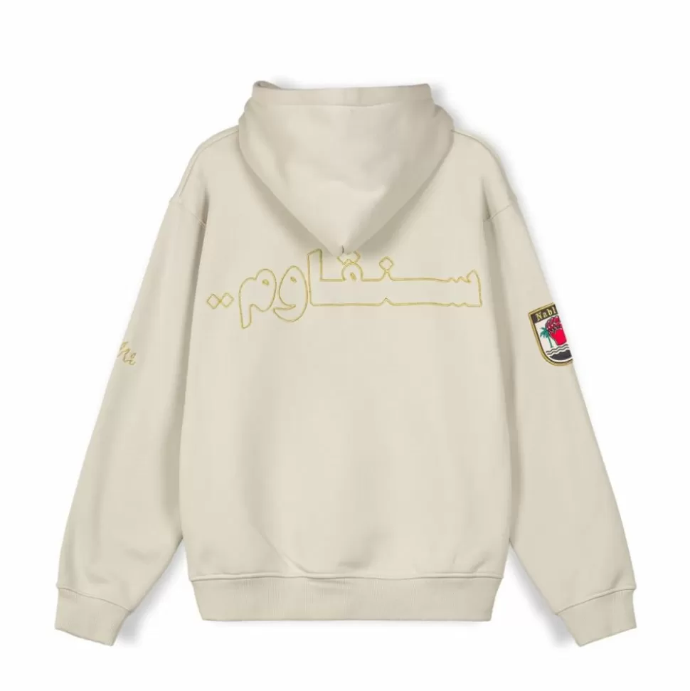 Sweatshirts*Grimey Sudadera Capucha Nablus Stones Vintage - White - Fw23