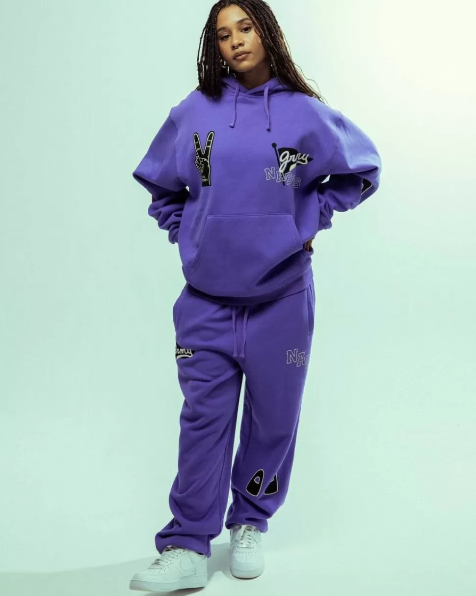 Sweatshirts*Grimey Sudadera Capucha Nablus Vintage - Purple - Fw23