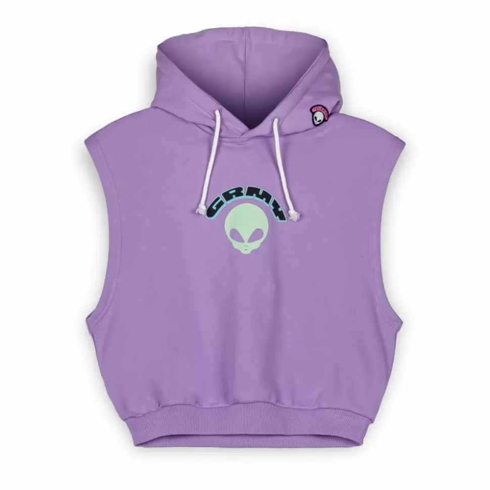Sweatshirts*Grimey Sudadera Capucha Ufollow Girl - Lilac - Spring 23
