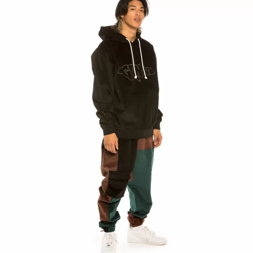 Sweatshirts*Grimey Sudadera "Aged Rum" Corduroy - Black - Winter 21