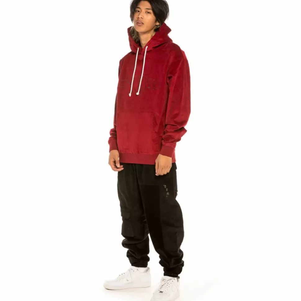 Sweatshirts*Grimey Sudadera "Aged Rum" Corduroy - Red - Winter 21