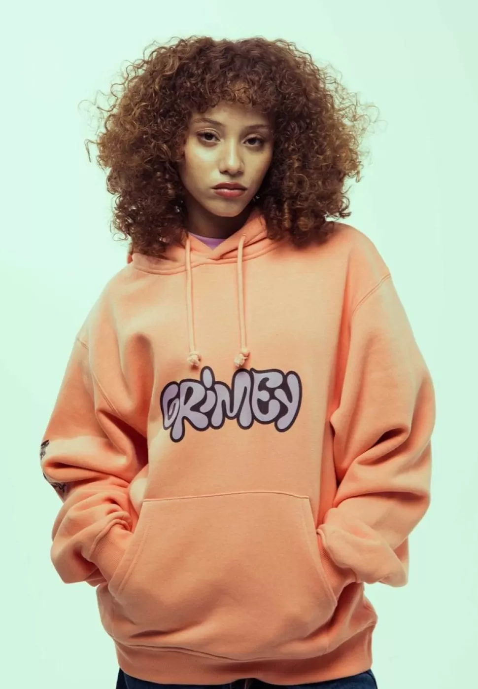Organic*Grimey Sudadera Bloodsucker Vintage - Orange - Ss24