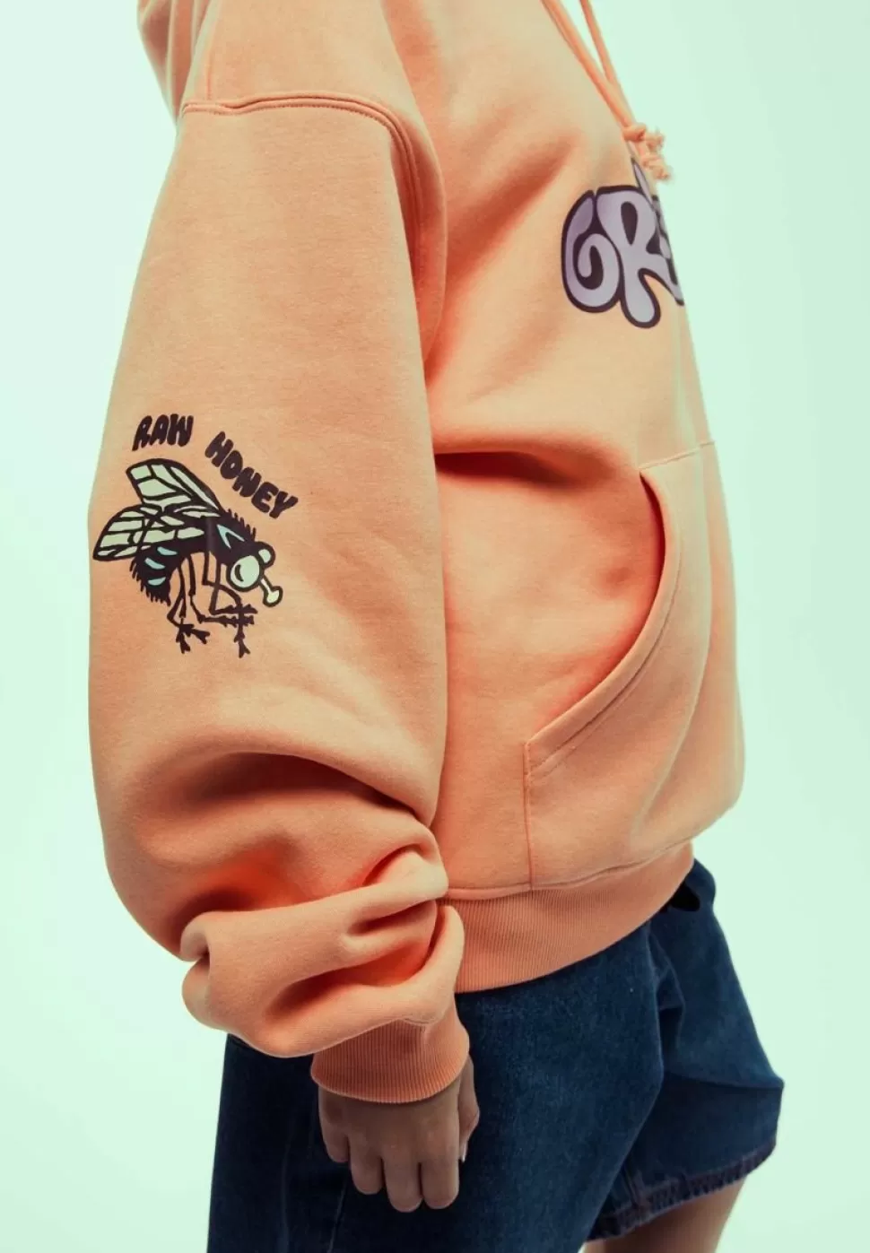 Organic*Grimey Sudadera Bloodsucker Vintage - Orange - Ss24