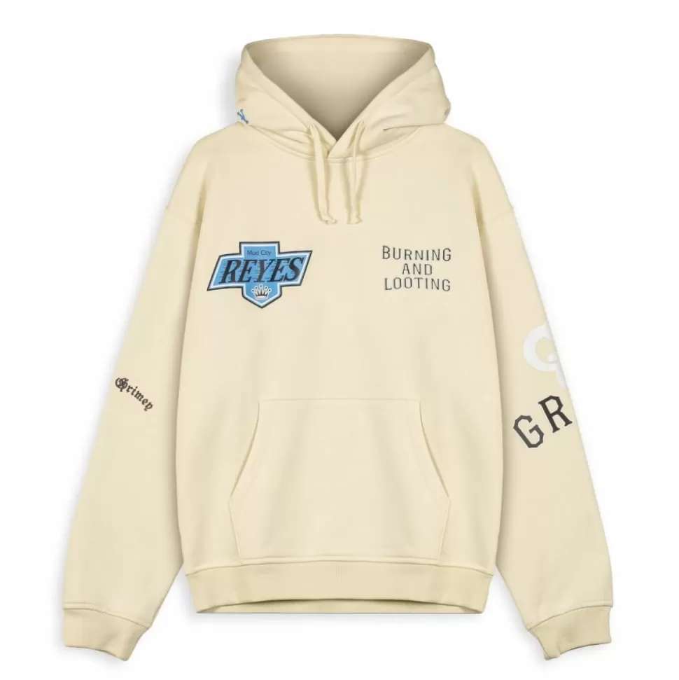 Ss24*Grimey Sudadera Causing Panic Vintage - Cream - Ss24