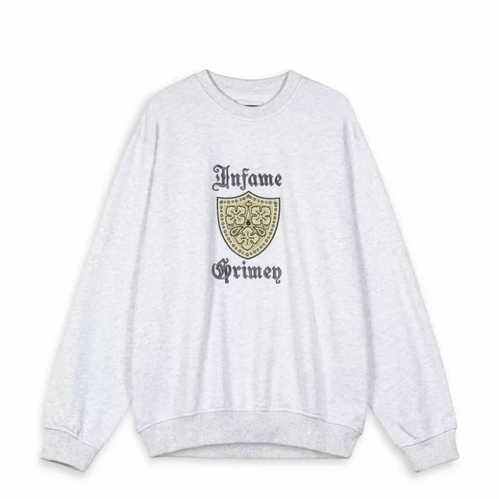 Ss24*Grimey Sudadera Causing Panic Vintage - Sport Grey - Ss24