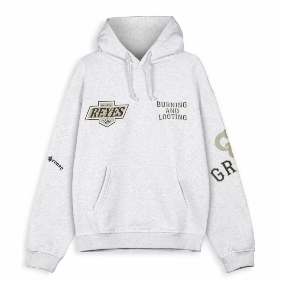 Ss24*Grimey Sudadera Causing Panic Vintage - Sport Grey - Ss24