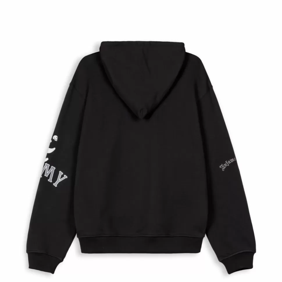 Ss24*Grimey Sudadera Causing Panic Vintage Hoodie - Black - Ss24