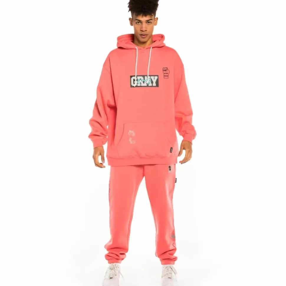 Sweatshirts*Grimey Sudadera "Day Dreamer" Hoodie - Coral - Spring 22