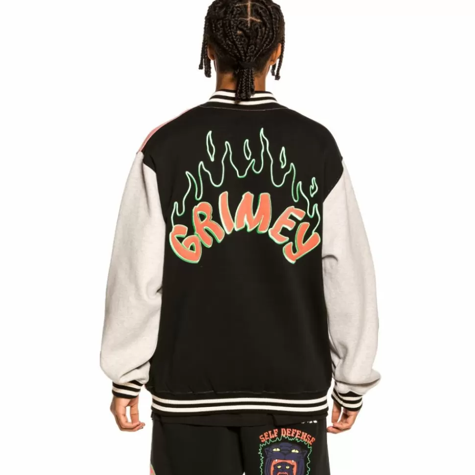 Sweatshirts*Grimey Sudadera "Destroy All Fear" Zip Crewneck - Pink - Fall 21