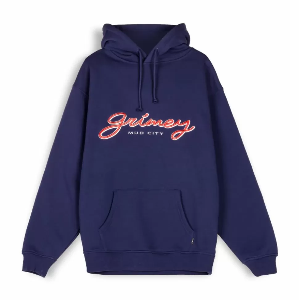 Sweatshirts*Grimey Sudadera "Dust Storm" Hoodie - Navy - Fall 22