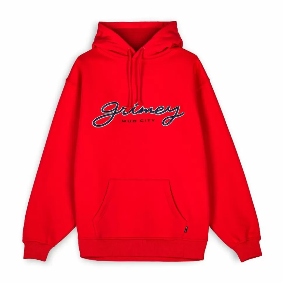 Sweatshirts*Grimey Sudadera "Dust Storm" Hoodie - Red - Fall 22