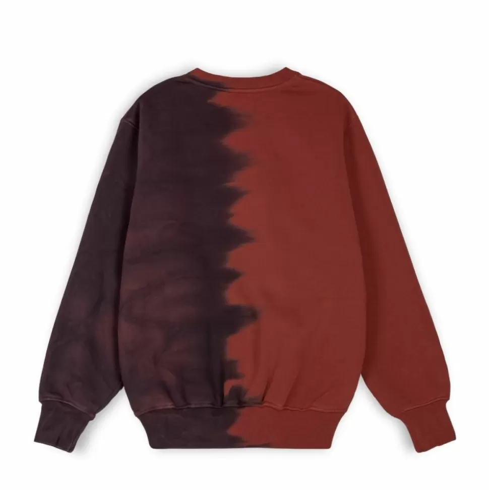 Sweatshirts*Grimey Sudadera "Dust Storm" Tie & Dye Crewneck - Brown - Fall 22