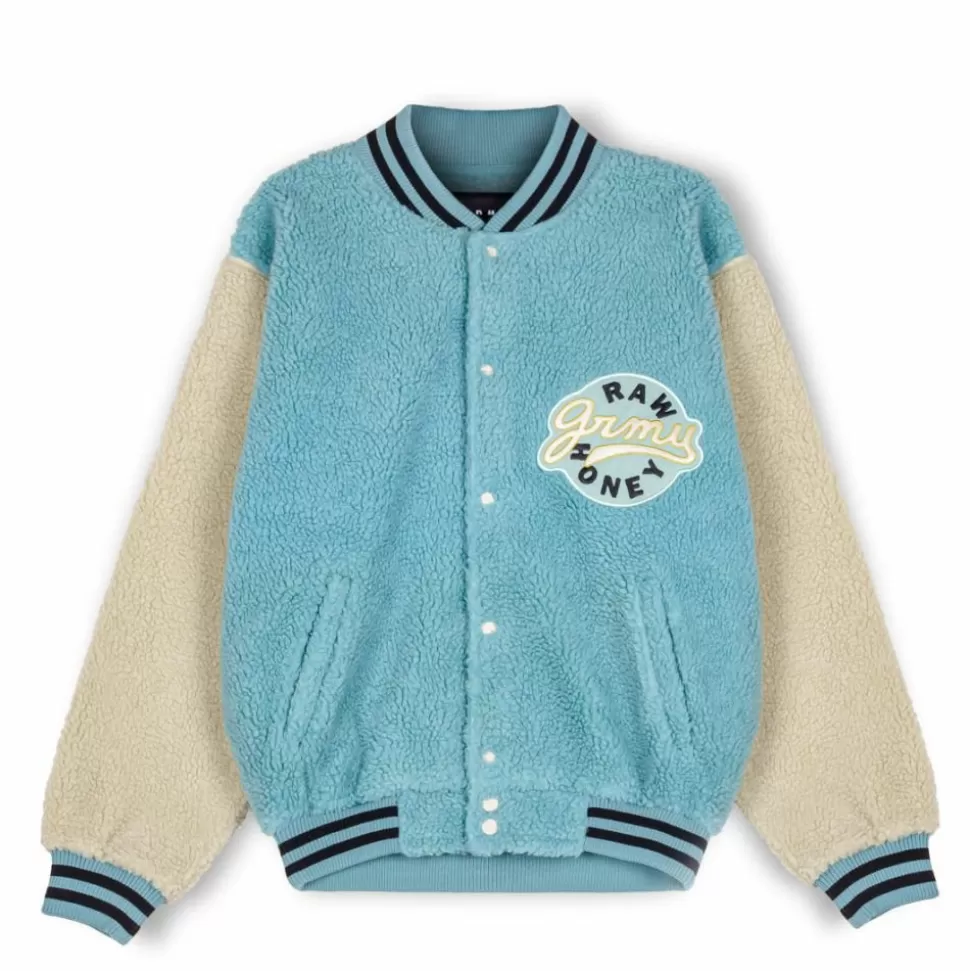 Sweatshirts*Grimey Sudadera "Hive" Sherpa Button Sweatshirt - Bicolor - Fall 22