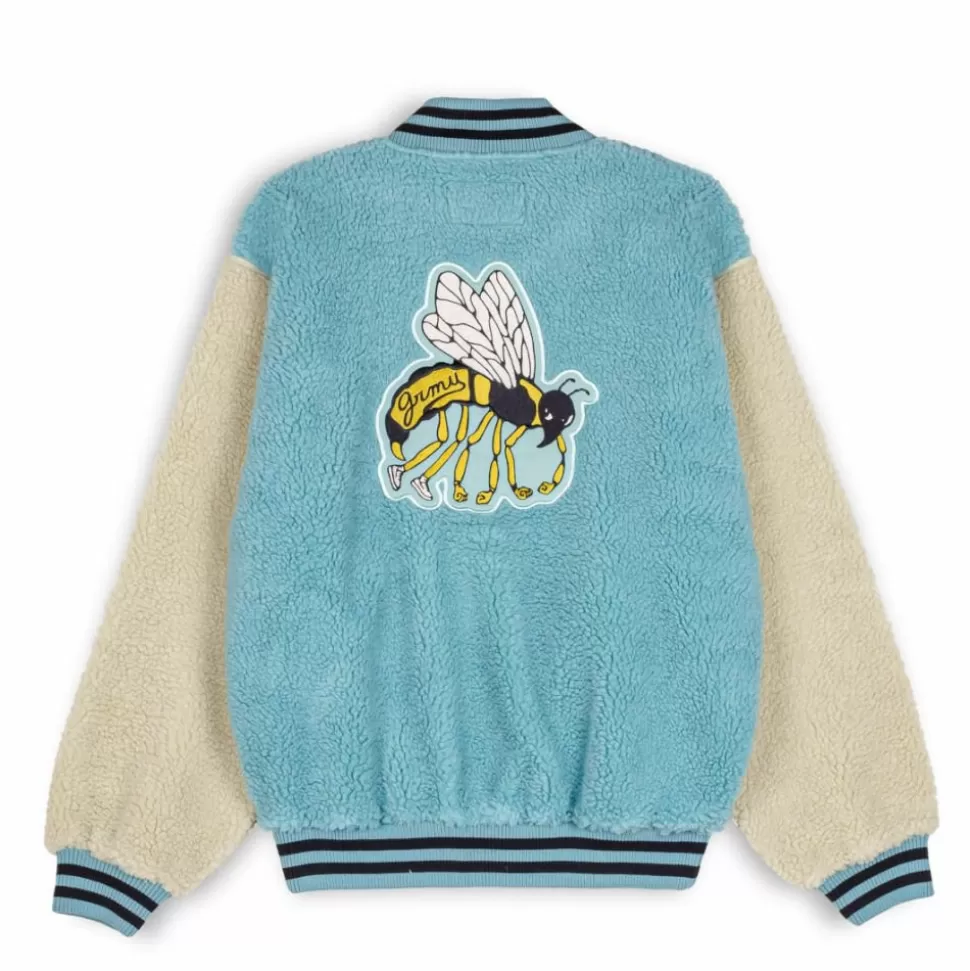 Sweatshirts*Grimey Sudadera "Hive" Sherpa Button Sweatshirt - Bicolor - Fall 22