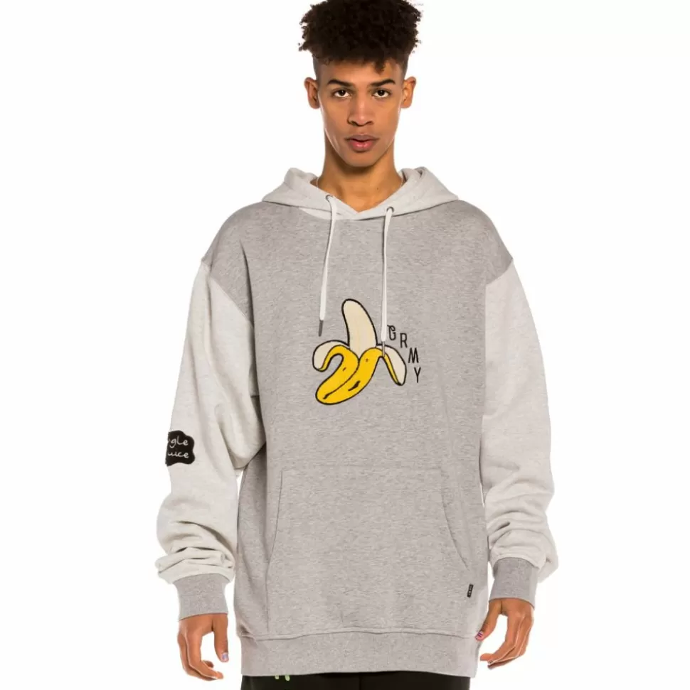 Sweatshirts*Grimey Sudadera "Jungle Punch Banana" Hoodie - Sport Grey - Spring 22