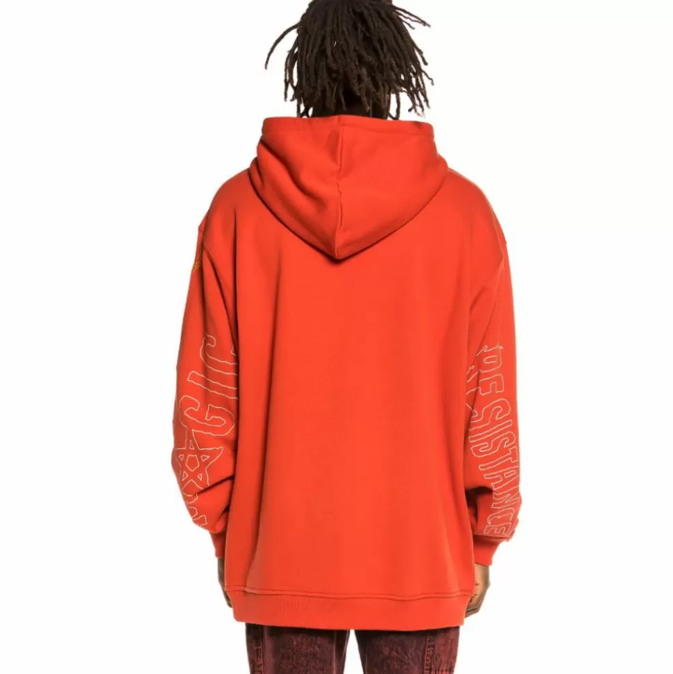 Sweatshirts*Grimey Sudadera "Liveution Magic 4 Resistance" Hoodie - Red - Spring 21