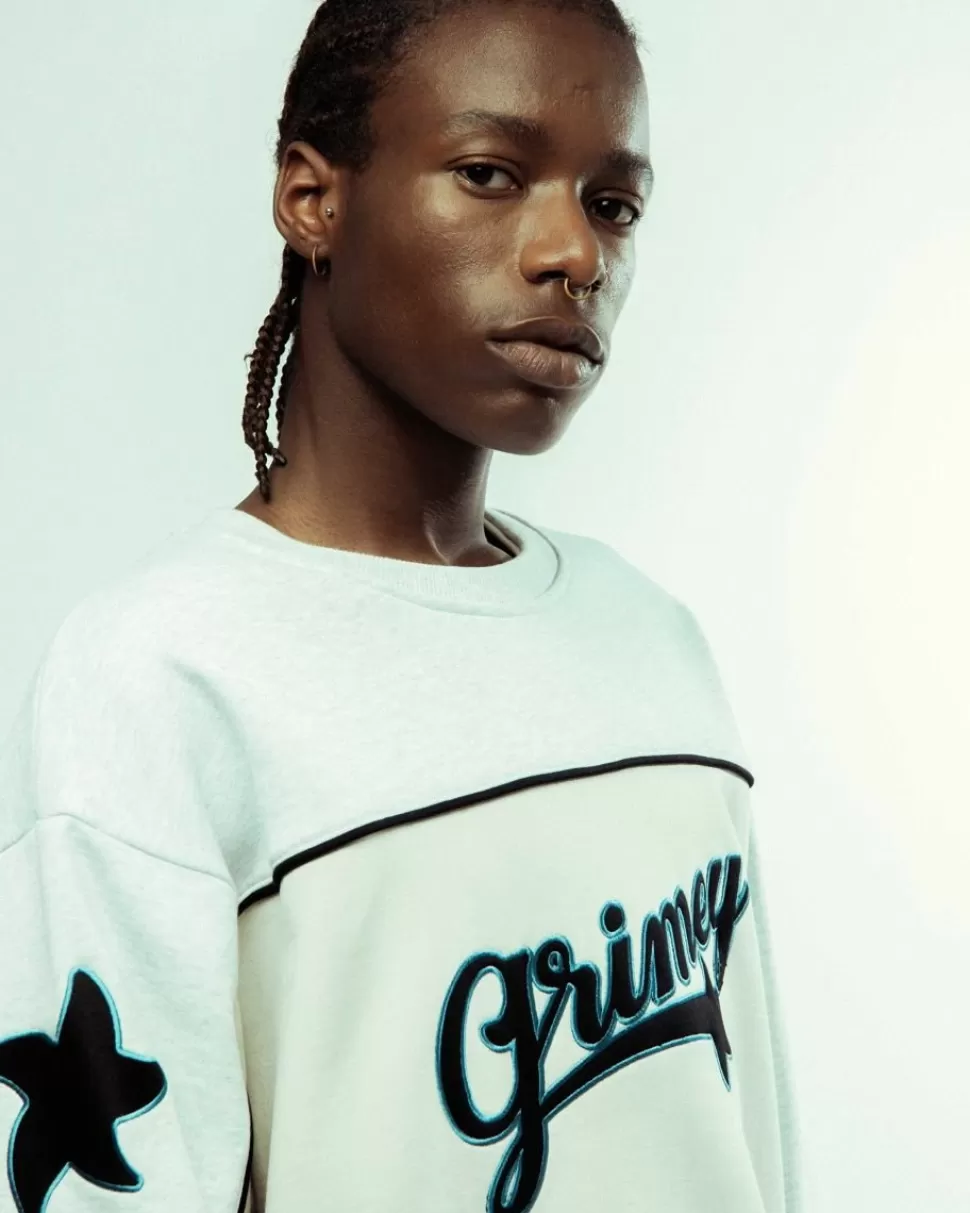 Sweatshirts*Grimey Sudadera Madrid Bicolor Heavyweight Vintage - Bicolor - Fw23