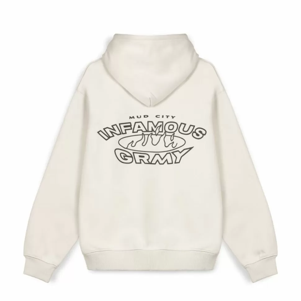 Sweatshirts*Grimey Sudadera Madrid The Connoisseur Heavyweight - White - Fw23