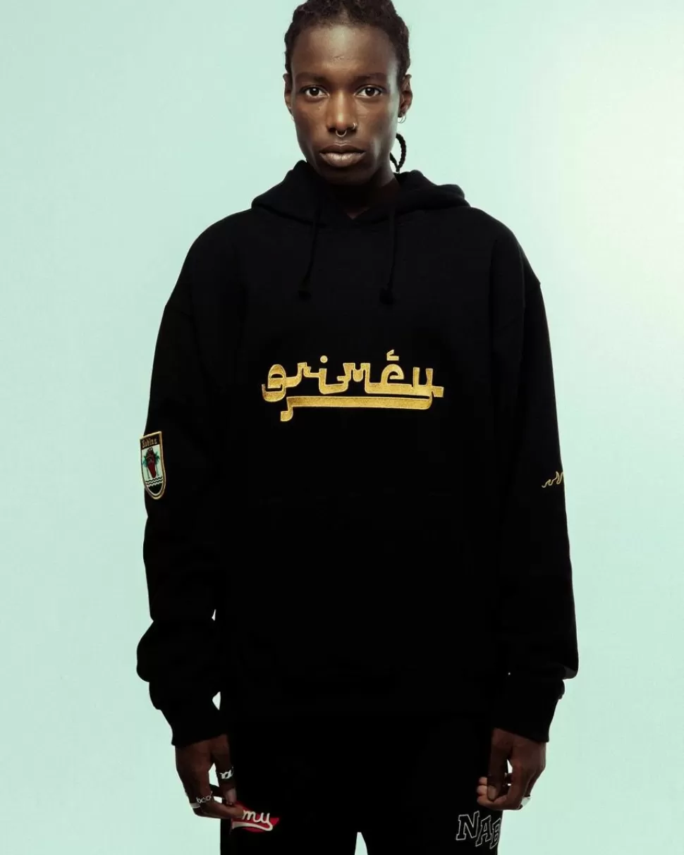 Sweatshirts*Grimey Sudadera Nablus Stones Vintage - Black - Fw23