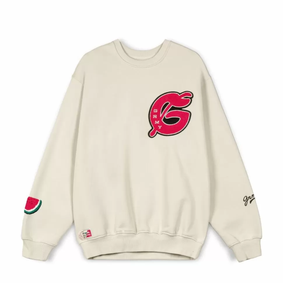 Sweatshirts*Grimey Sudadera Nablus Vintage - White - Fw23