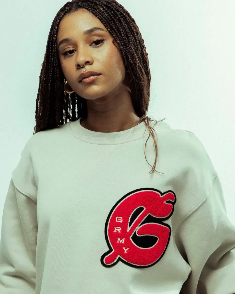 Sweatshirts*Grimey Sudadera Nablus Vintage - White - Fw23