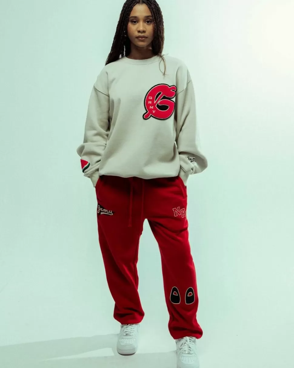 Sweatshirts*Grimey Sudadera Nablus Vintage - White - Fw23