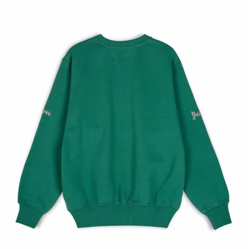 Sweatshirts*Grimey Sudadera "Snipes X True Roots" Crewneck - Green - Fall 22
