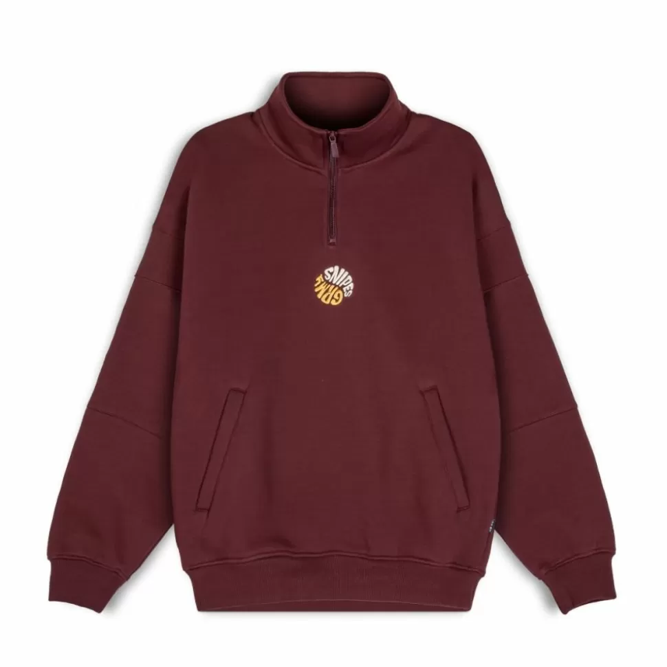 Sweatshirts*Grimey Sudadera "Snipes X True Roots" High Neck - Brown - Fall 22