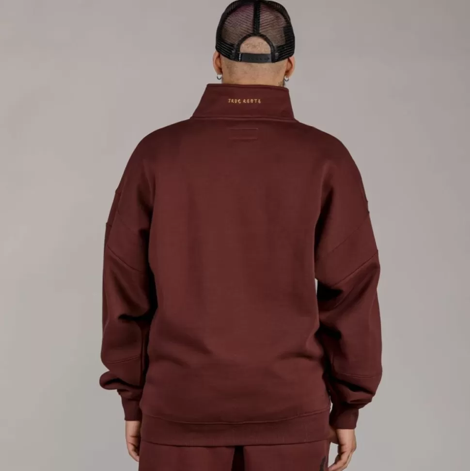 Sweatshirts*Grimey Sudadera "Snipes X True Roots" High Neck - Brown - Fall 22