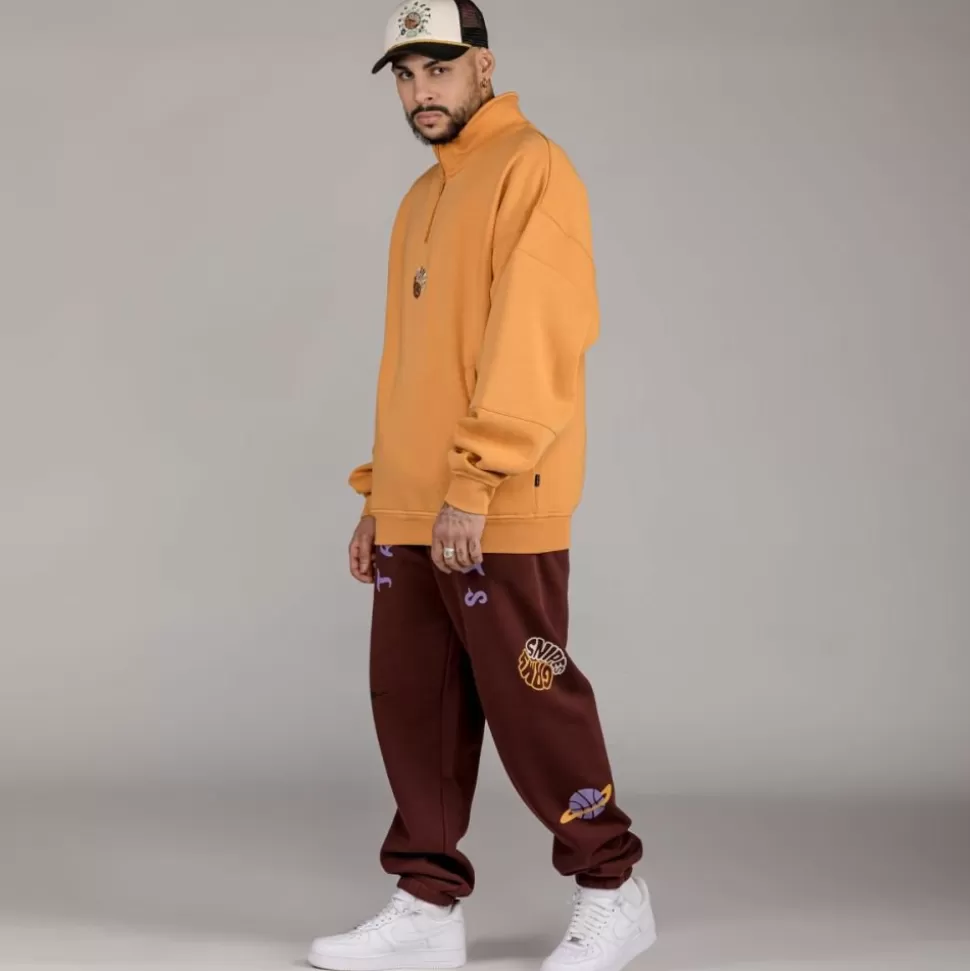 Sweatshirts*Grimey Sudadera "Snipes X True Roots" High Neck - Orange - Fall 22
