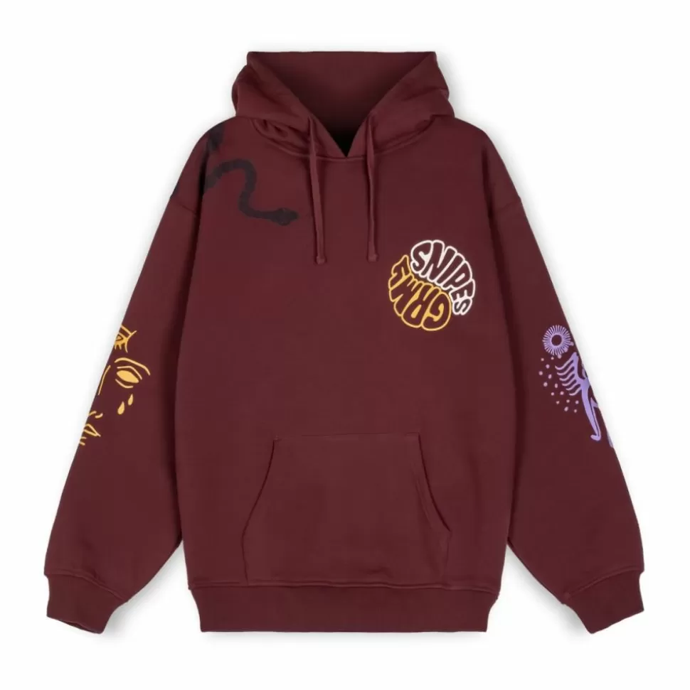 Sweatshirts*Grimey Sudadera "Snipes X True Roots" Hoodie - Brown - Fall 22