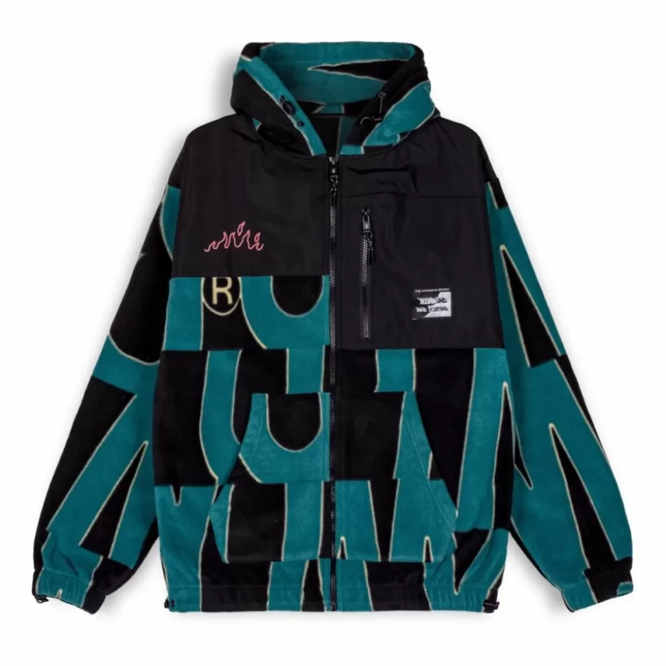 Sweatshirts*Grimey Sudadera Snow Fox All Over Polar Fleece - Blue - Winter 22
