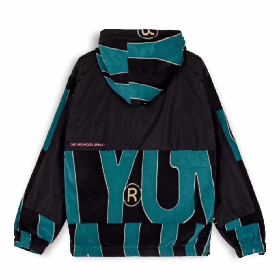 Sweatshirts*Grimey Sudadera Snow Fox All Over Polar Fleece - Blue - Winter 22