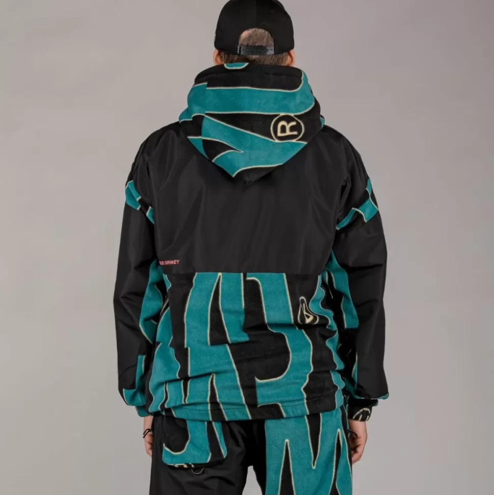 Sweatshirts*Grimey Sudadera Snow Fox All Over Polar Fleece - Blue - Winter 22