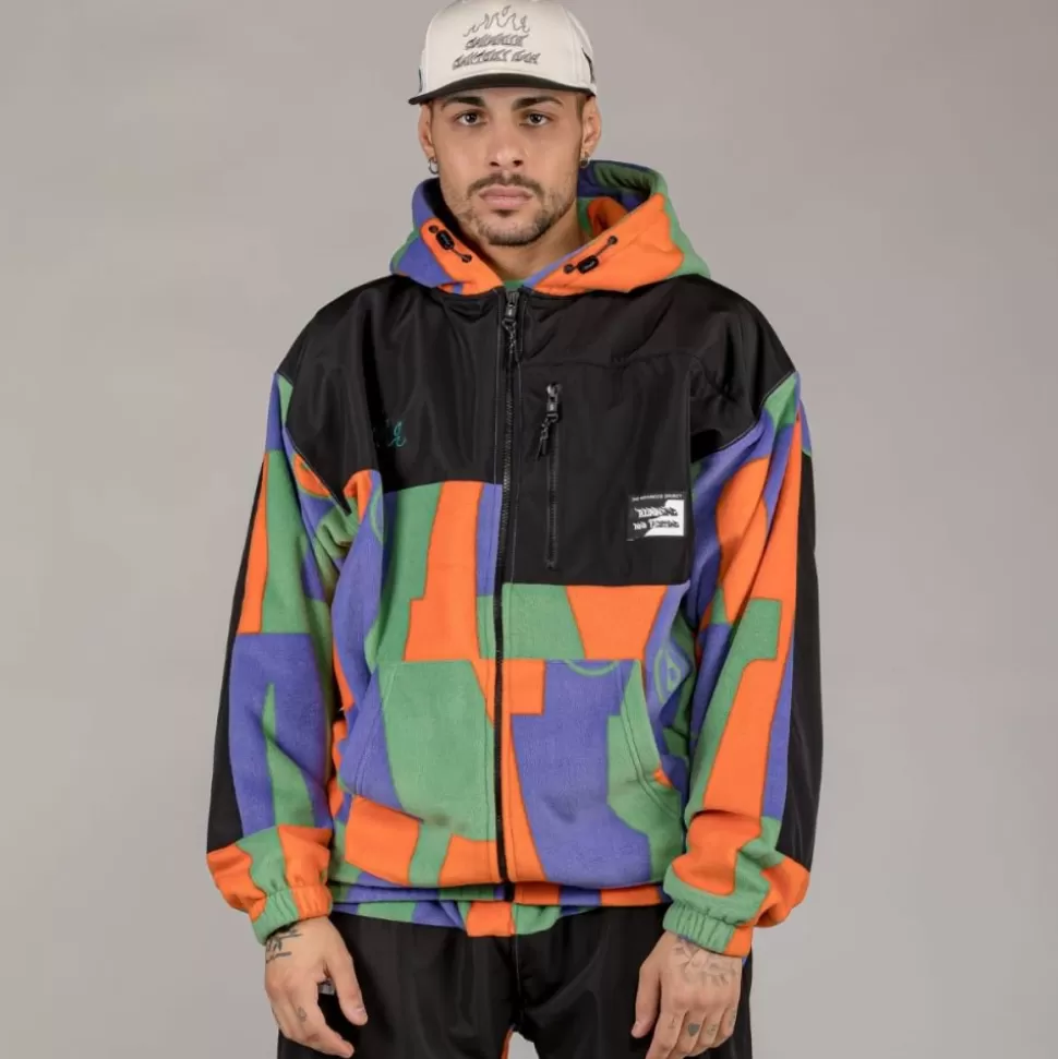 Sweatshirts*Grimey Sudadera Snow Fox All Over Polar Fleece - Multicolor - Winter 22
